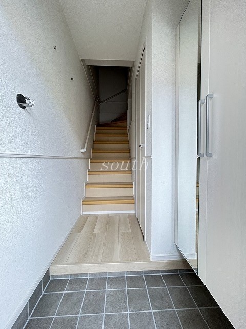 玄関　シューズＢＯＸ付きの玄関