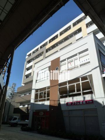 建物外観　柳ヶ瀬商店街に建つオートロック付きマンションです。