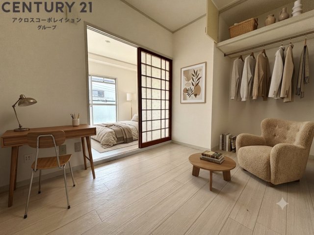 居室・リビング　画像中の家具はＡＩにより配置加工しているため、付属しません。