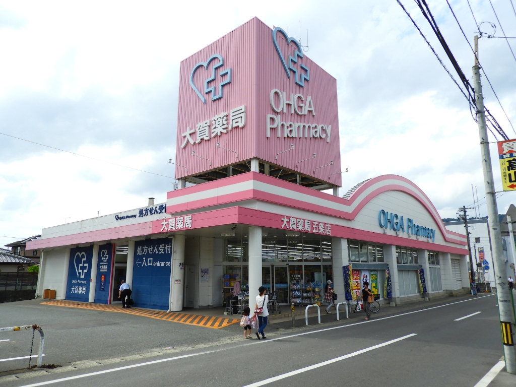 ドラックストア　株式会社大賀薬局五条店（ドラッグストア）まで546m