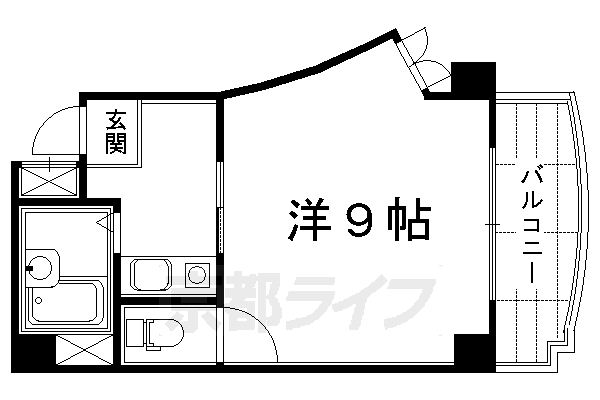 カミュエラ四条の間取り