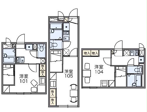 レオパレス城内の間取り