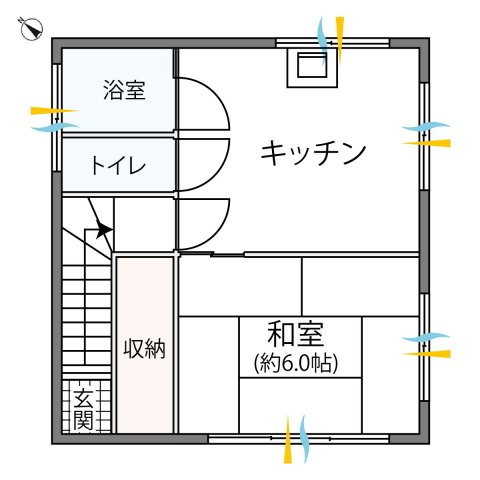 高石4丁目アパートの間取り