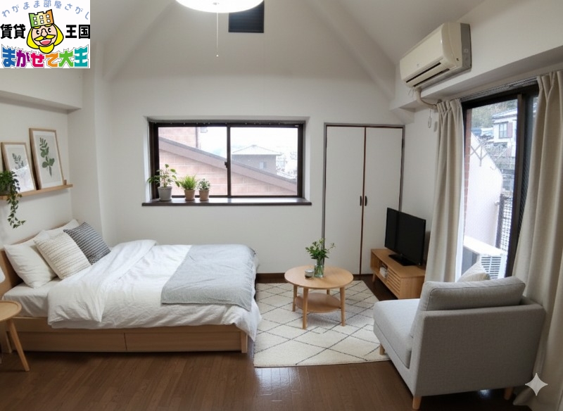 居室・リビング　家具・インテリアはＣＧです