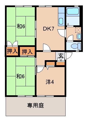 グリーンフル木ノ本の間取り