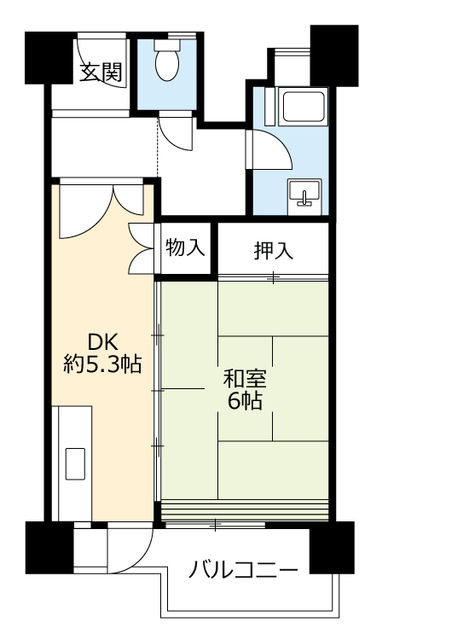 ＵＲ醍醐石田の間取り