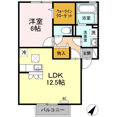 ユヴェールの間取り