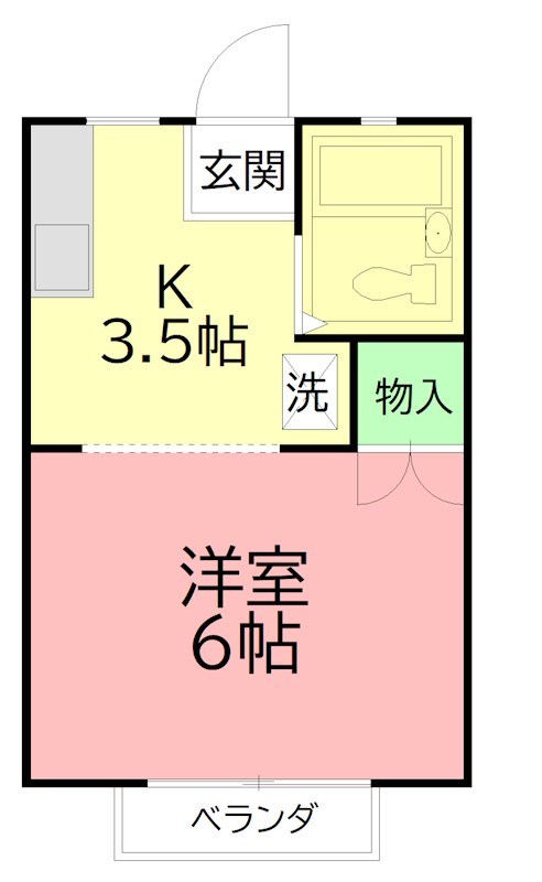 ブルーウィング鵠沼の間取り