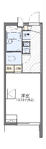 レオパレス翼VIの間取り