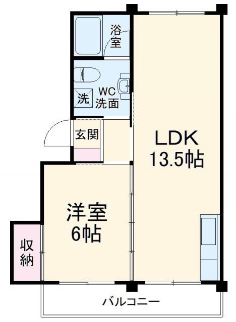 千草台団地３号棟の間取り