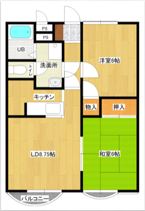 コスモ２１の間取り