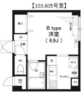 横浜市青葉区藤が丘のマンションの間取り