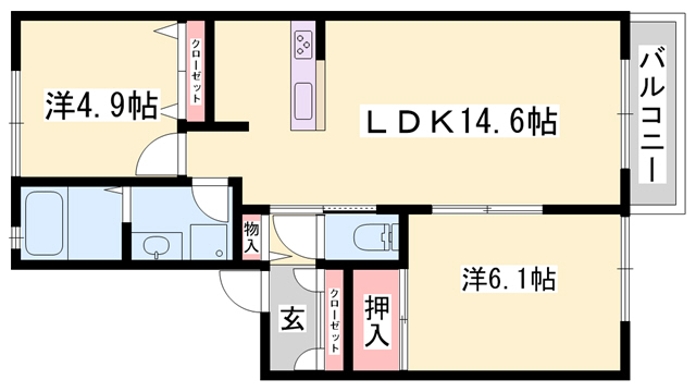 セファミ太子の間取り