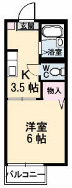 コーポ高見荘の間取り