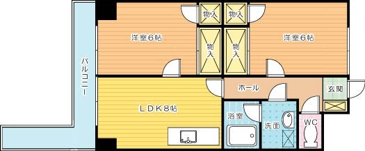 北方ハヤシビルの間取り