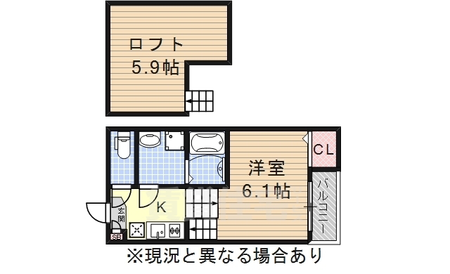 アーバンコート堀田の間取り