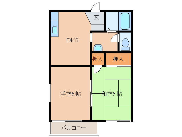 フラットブリスの間取り