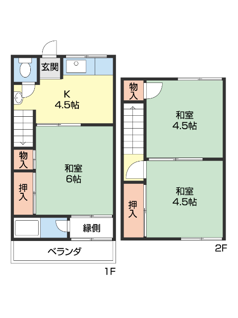 コーポ西浜の間取り