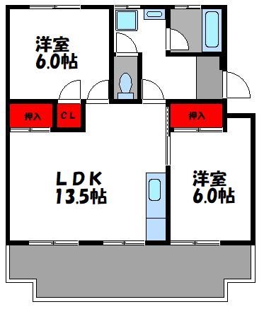 第2パープルハイムの間取り