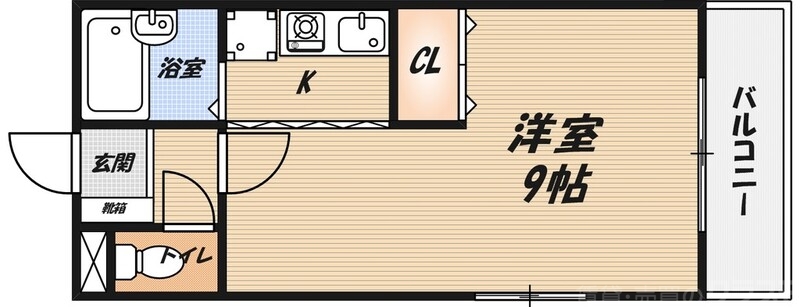 ビアンヌール芥川の間取り