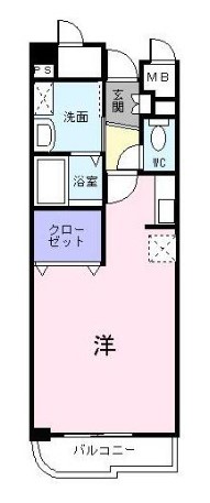 大和市桜森のマンションの間取り