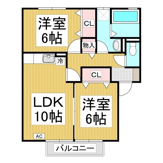 メルヴェーユ高丘の間取り