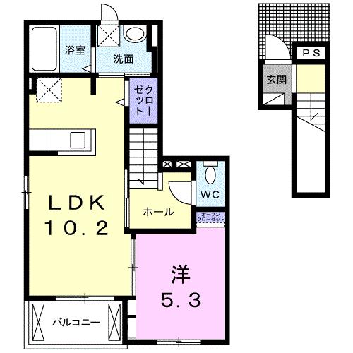 リベルテ　ビラージュの間取り