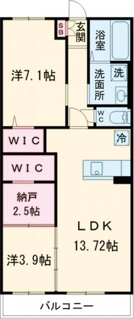 広島市西区庚午中のアパートの間取り