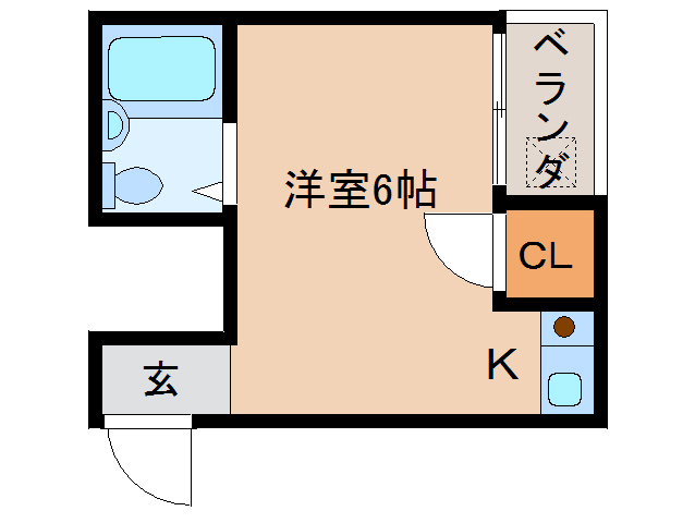 大和高田市片塩町のマンションの間取り