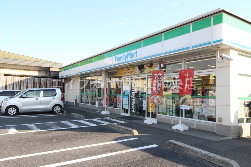 【岡山市北区青江のアパートのコンビニ】