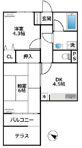 ロイヤルコートの間取り