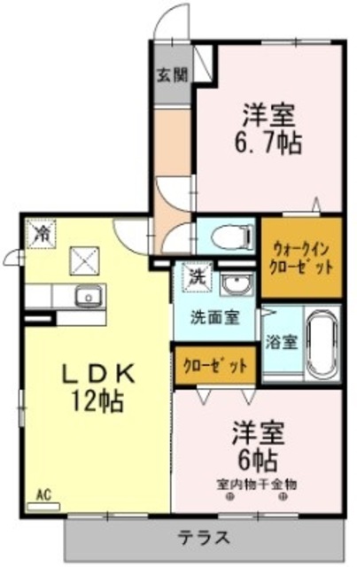 メゾンコンフォールIIIの間取り