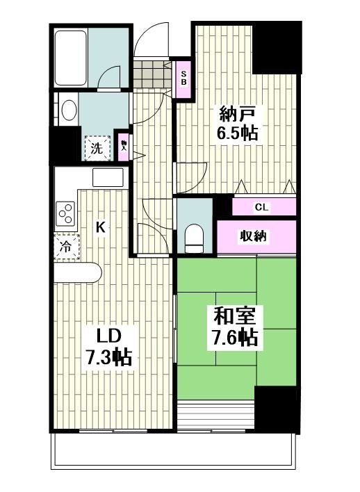 横須賀市追浜東町のマンションの間取り