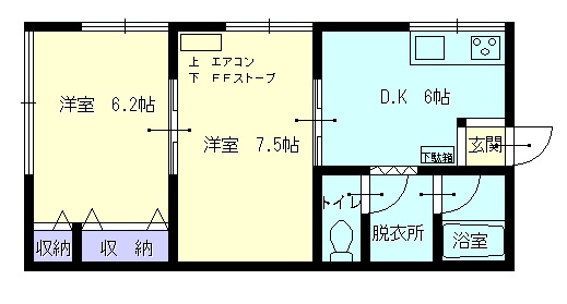 ローズハウスの間取り