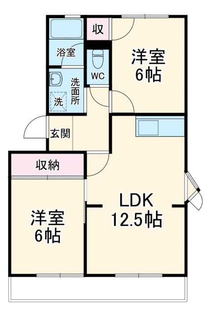 刈谷市南沖野町のマンションの間取り