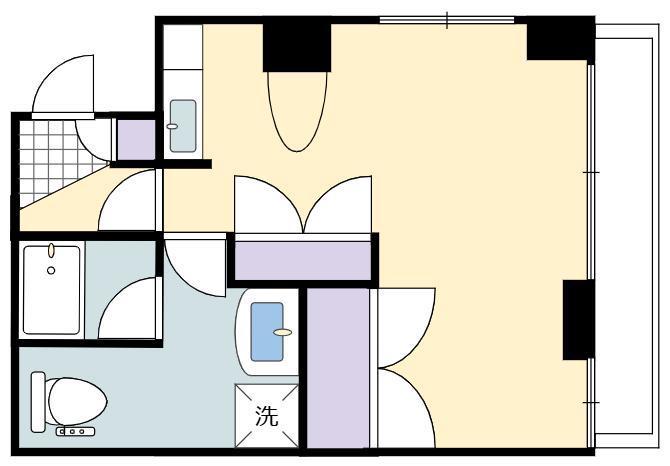 コリドール中津瀬の間取り