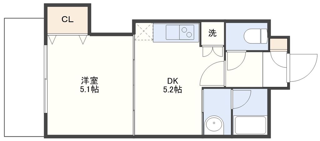 メディカルモール元船の間取り