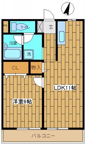 【ユアーキャッスルの間取り】