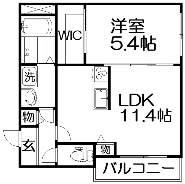 シエーナ枚方岡南の間取り