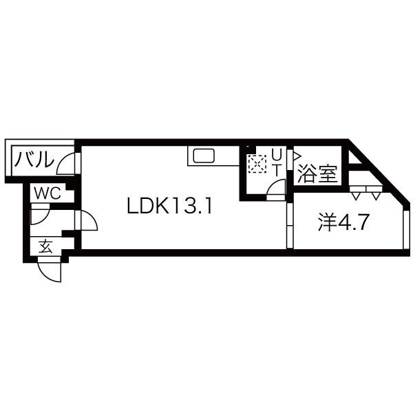 Ｌｉｅｎ　Ｋｕｒｏｋａｗａの間取り