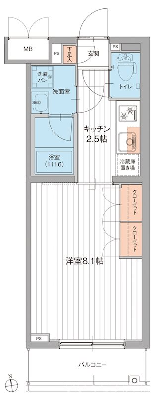 宮ヶ池（ミヤガイケ）の間取り