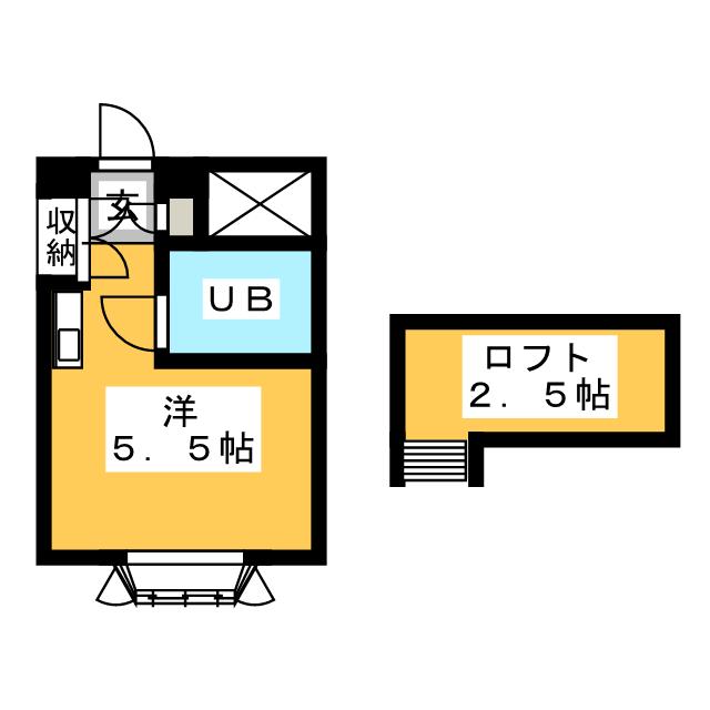 ベルシティ川口１号棟の間取り