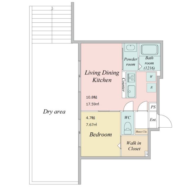 LiveFlat学芸大学の間取り