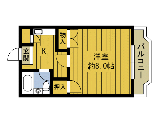 カレッジハウス２１の間取り