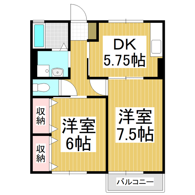 カーサポルエーラ　Ｃ棟の間取り