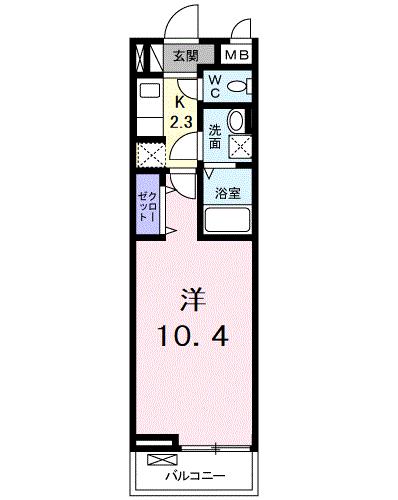 アクティーフ上新井の間取り