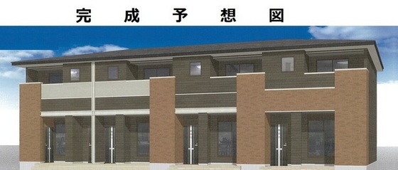 【府中町鶴江アパート　ルタンの建物外観】