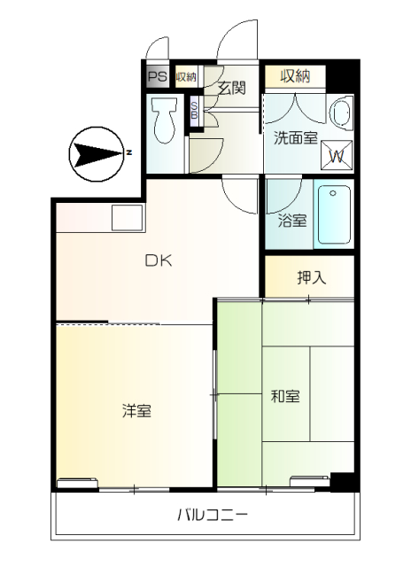 横濱モンテローザの間取り