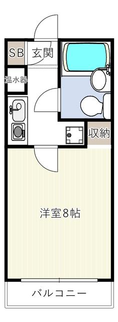 八王子市堀之内のマンションの間取り