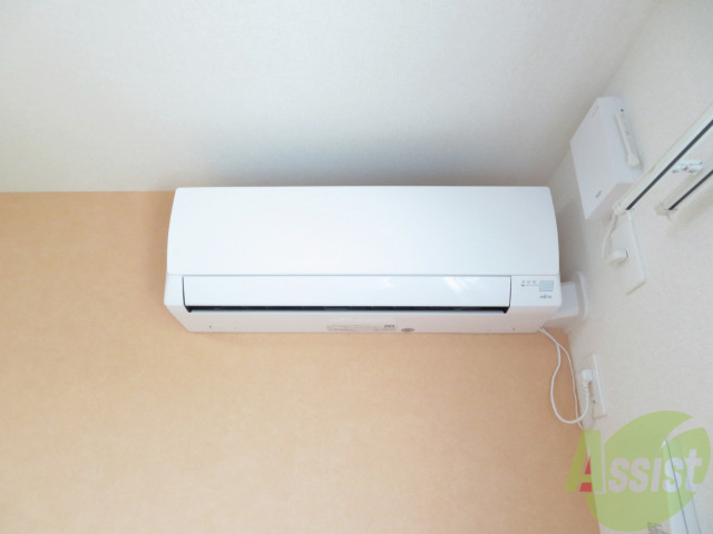 その他設備　エアコンが設置してありますので、寒暖対策もばっちり。